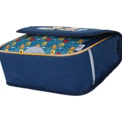 Cartable maternelle Monsieur Madame - 32 cm - 1 compartiment - marine - Oberthur