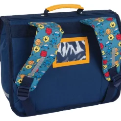 Cartable maternelle Monsieur Madame - 32 cm - 1 compartiment - marine - Oberthur