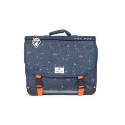 Cartable maternelle réversible Robot - 35 cm - 1 compartiment - bleu - Pol Fox
