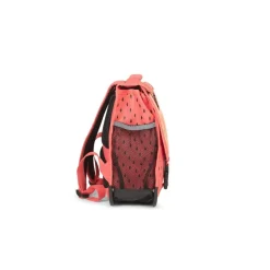 Cartable maternelle réversible Tutti Frutti - 35 cm - 1 compartiment - rouge - Pol Fox