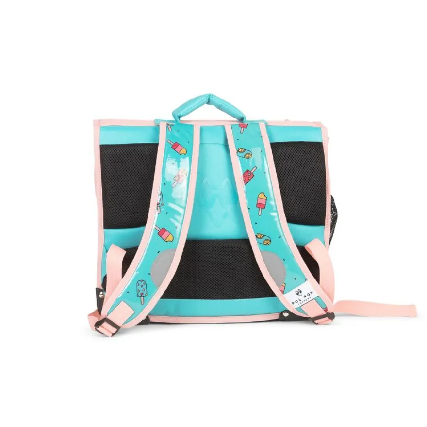 Cartable maternelle réversible Ice Pop - 35 cm - 1 compartiment - bleu - Pol Fox