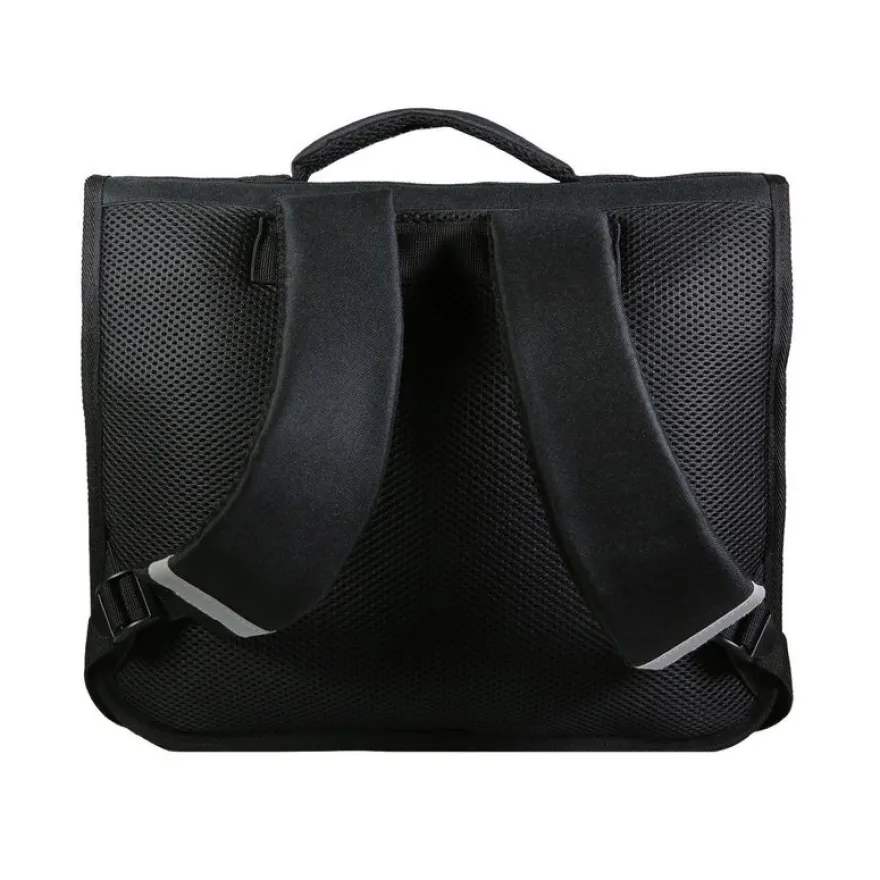 Cartable NASA 38 cm - 2 compartiments - gris - Bagtrotter