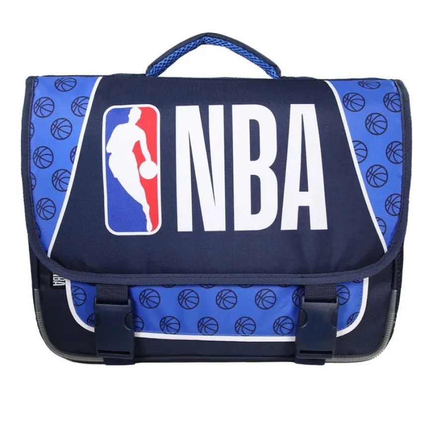 Cartable NBA - 38cm - 2 compartiments - marine - Bagtrotter