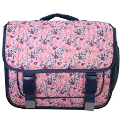 Cartable No Name - 38cm - 2 compartiments - rose - Bagtrotter