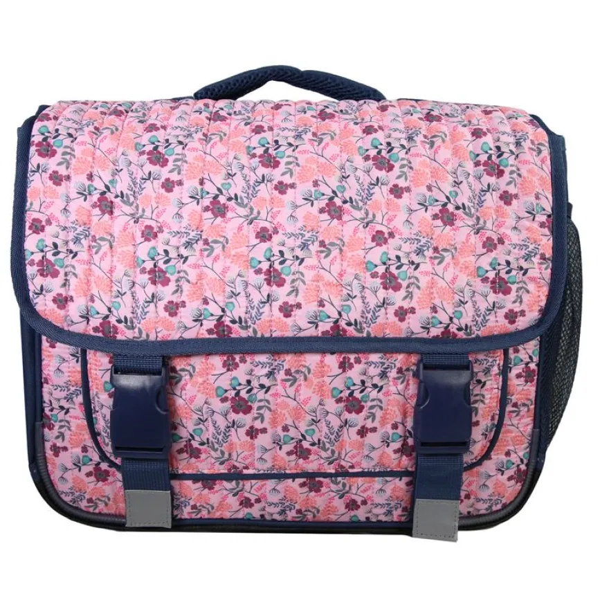 Cartable No Name - 38cm - 2 compartiments - rose - Bagtrotter