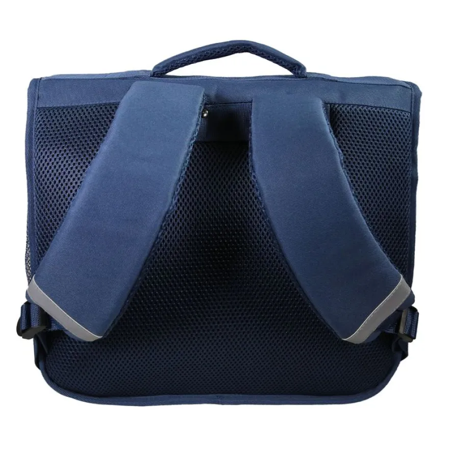 Cartable No Name - 38cm - 2 compartiments - rose - Bagtrotter