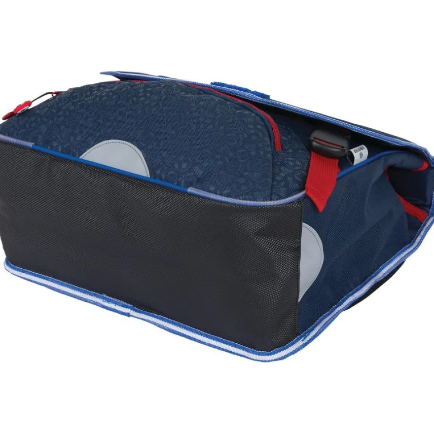 Cartable OB Sport - 38 cm - 2 compartiments - marine et gris anthracite - Oberthur
