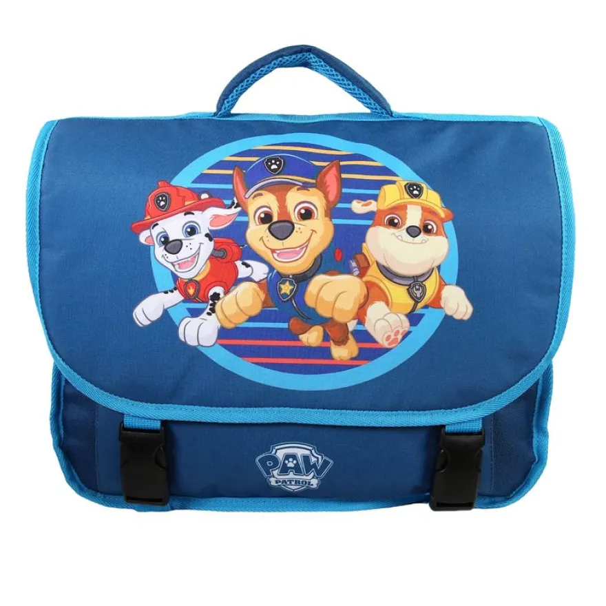 Cartable Pat Patrouille - 38cm - 2 compartiments - bleu - Bagtrotter