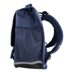 Cartable Phileas - 38cm - 2 compartiments - marine - Bagtrotter