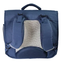 Cartable Phileas - 38cm - 2 compartiments - marine - Bagtrotter