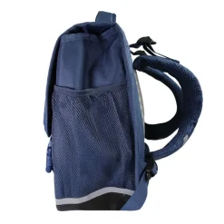 Cartable Phileas - 38cm - 2 compartiments - marine - Bagtrotter