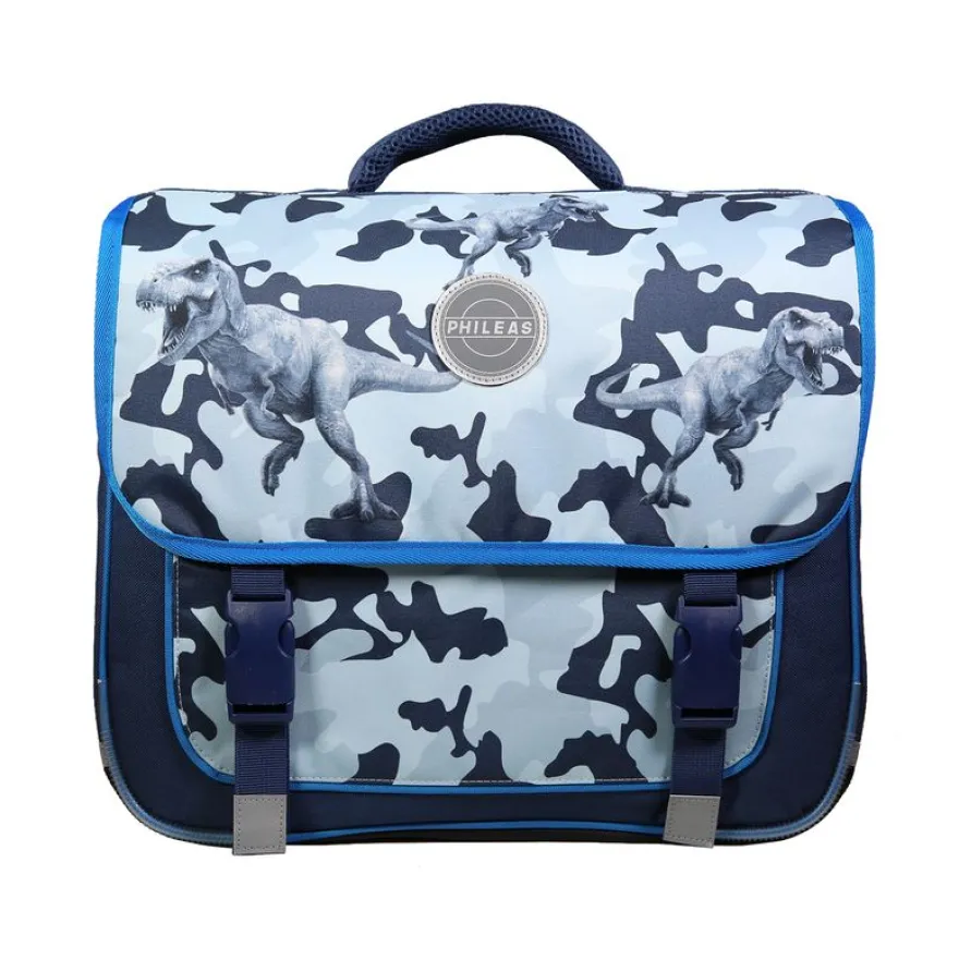 Cartable Phileas 38 cm - 2 compartiments - dino - Bagtrotter
