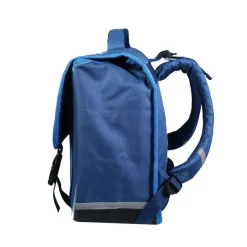 Cartable Phileas Basket 38 cm - 2 compartiments - bleu - Bagtrotter