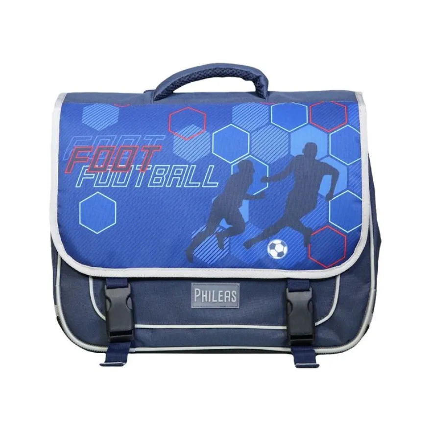 Cartable Phileas Football 38 cm - 2 compartiments - Bagtrotter