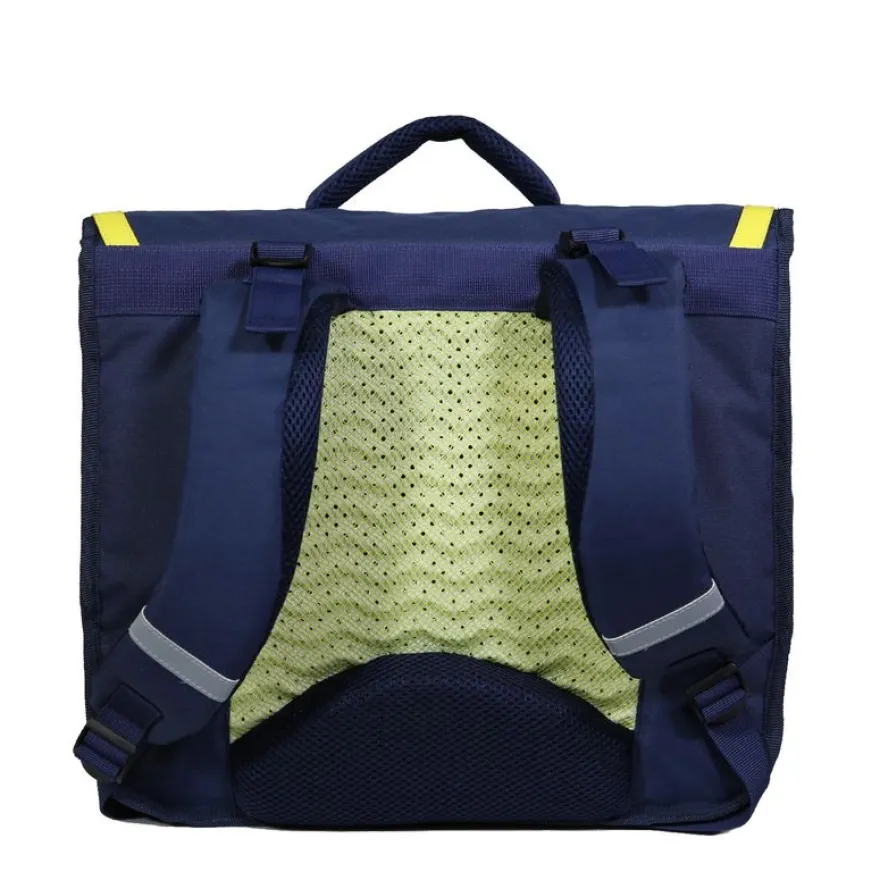 Cartable Phileas Monstres 38 cm - 2 compartiments - bleu - Bagtrotter