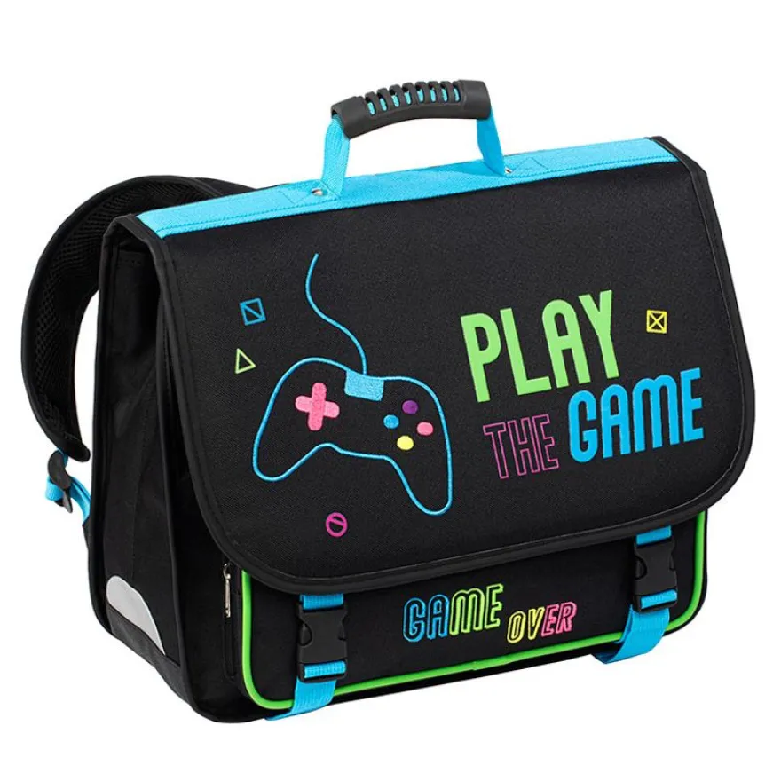 Cartable Player one 38 cm - 2 compartiments - Viquel