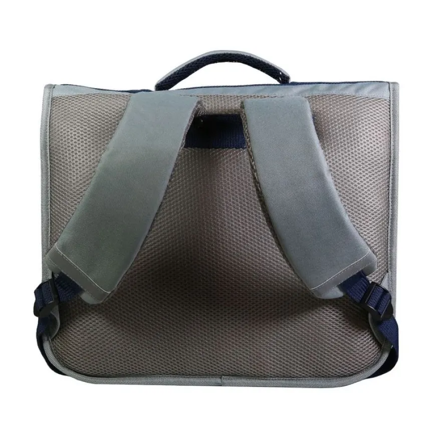 Cartable Poivre Blanc skate 38 cm - 2 compartiments - bleu - Bagtrotter