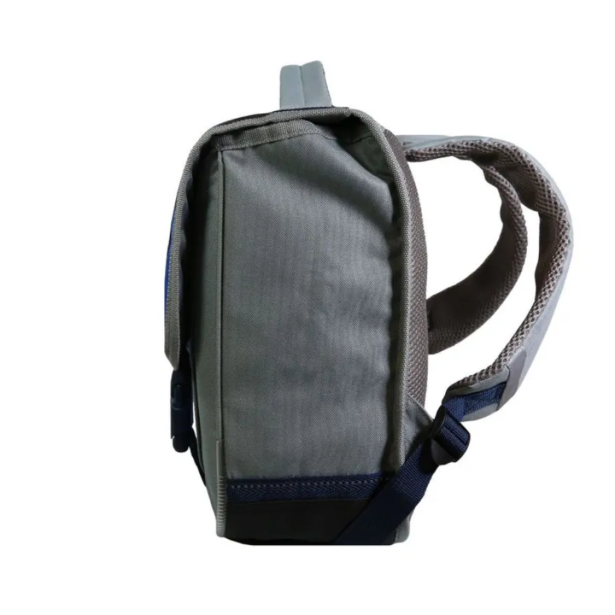 Cartable Poivre Blanc skate 38 cm - 2 compartiments - bleu - Bagtrotter