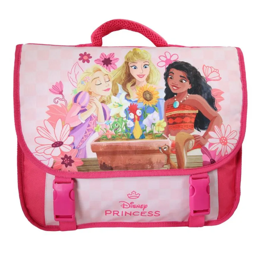Cartable Princesses - 2 compartiments - Rose - Bagtrotter
