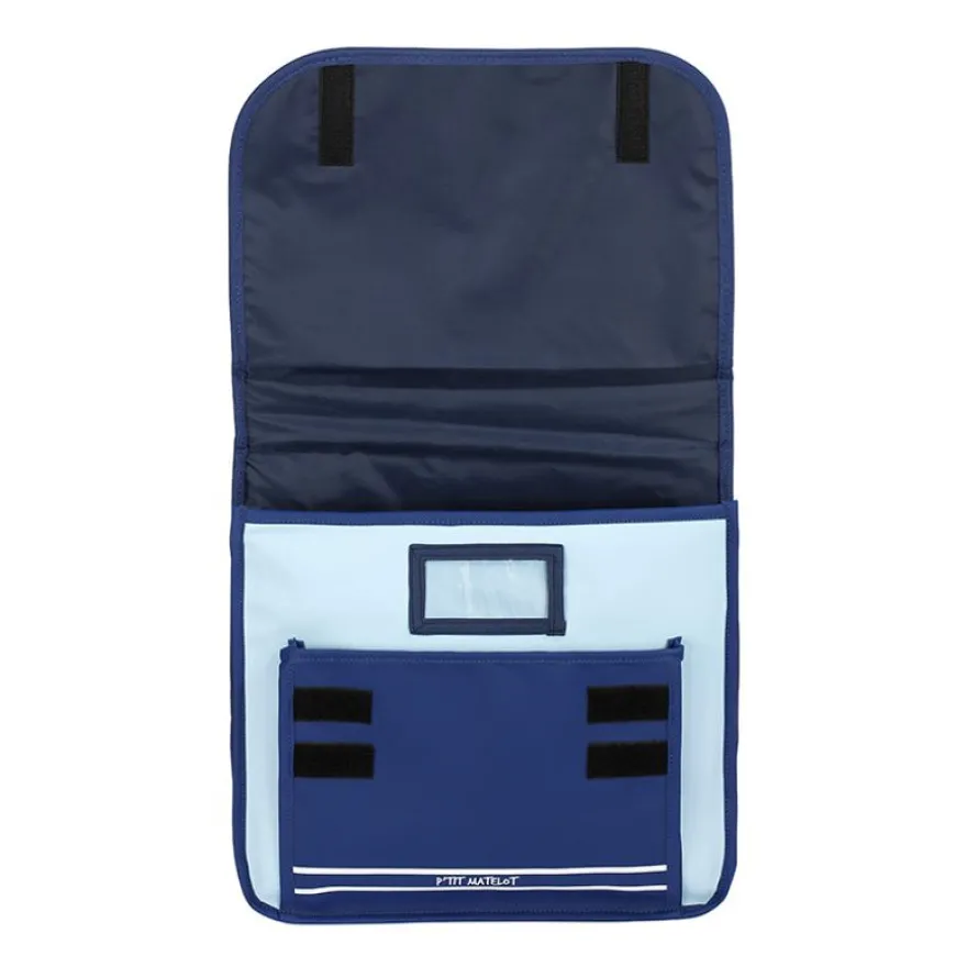 Cartable Ptit Matelot 35 cm - 1 compartiment - bleu - Viquel