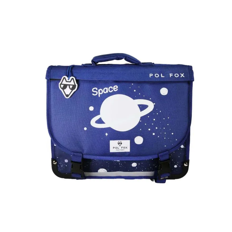 Cartable réversible 38 cm Cosmo - 2 compartiments - Marine - Pol Fox