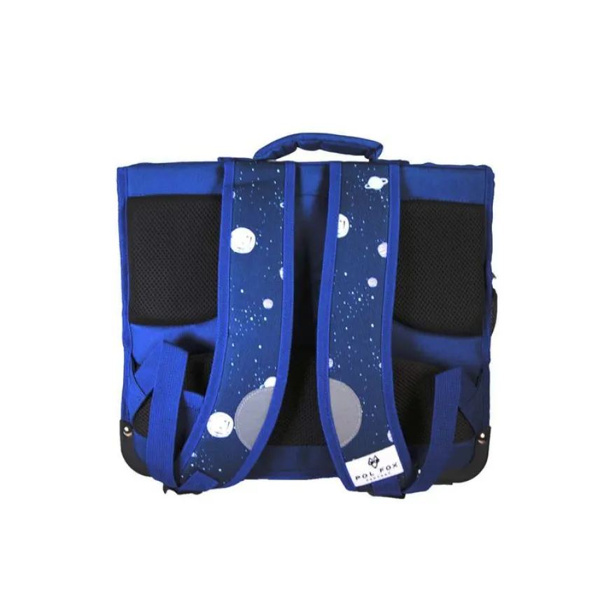 Cartable réversible 38 cm Cosmo - 2 compartiments - Marine - Pol Fox