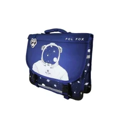 Cartable réversible 38 cm Cosmo - 2 compartiments - Marine - Pol Fox