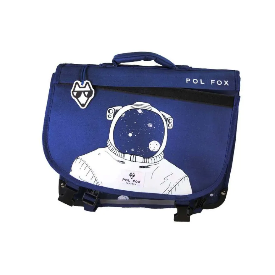Cartable réversible 35 cm Cosmo - 1 compartiment - Marine - Pol Fox