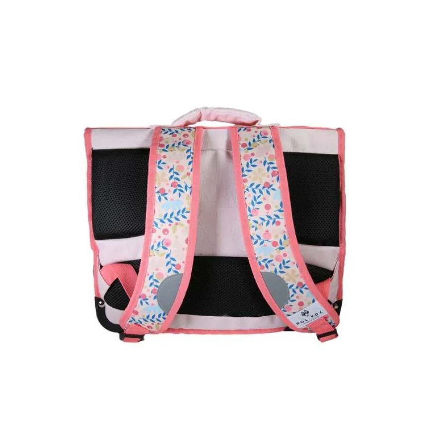 Cartable réversible 38 cm Happy Blush - 2 compartiments - Rose - Pol Fox