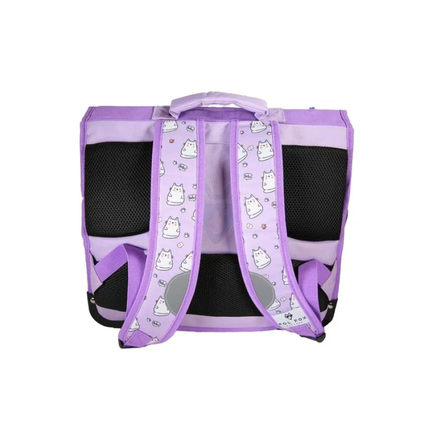 Cartable réversible 35 cm Hello - 1 compartiment - Violet - Pol Fox