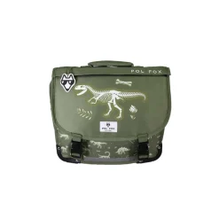 Cartable réversible 35 cm Jurassic - 1 compartiment - Vert - Pol Fox
