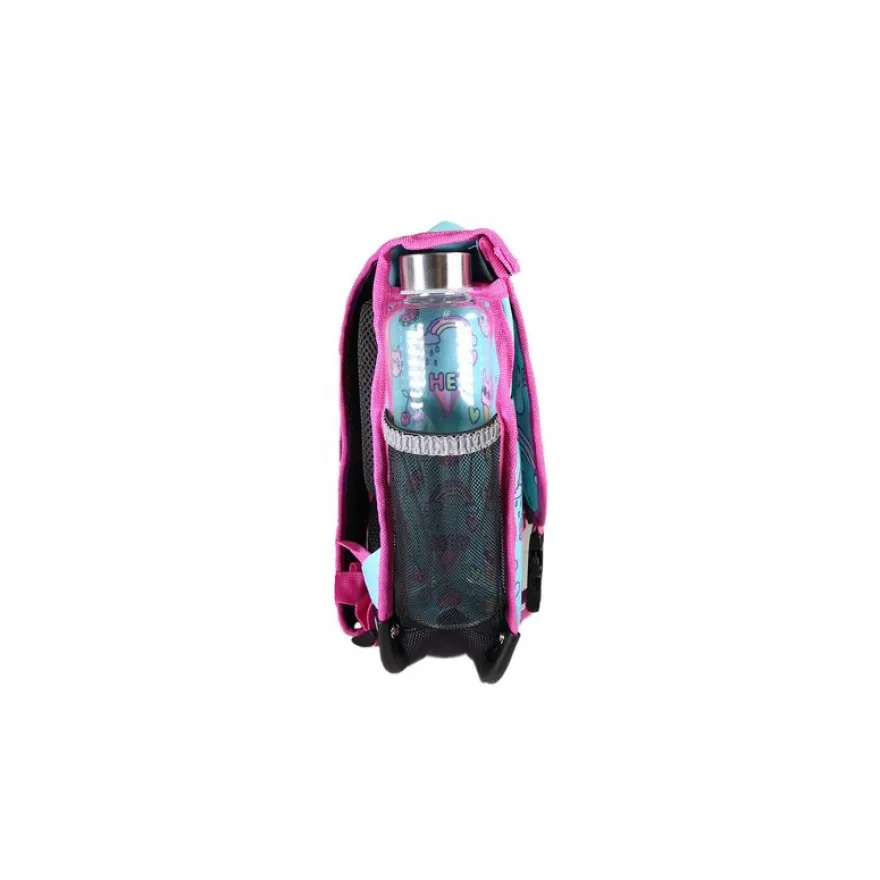Cartable réversible 38 cm Kawai - 2 compartiments - Bleu - Pol Fox