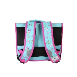 Cartable réversible 38 cm Kawai - 2 compartiments - Bleu - Pol Fox