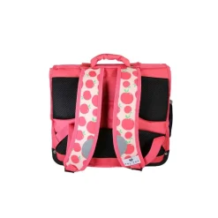 Cartable réversible 38 cm Pom Pom - 2 compartiments - Rouge - Pol Fox