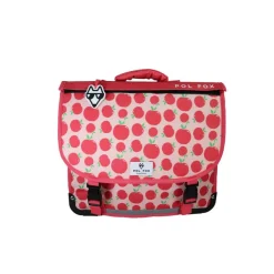 Cartable réversible 38 cm Pom Pom - 2 compartiments - Rouge - Pol Fox