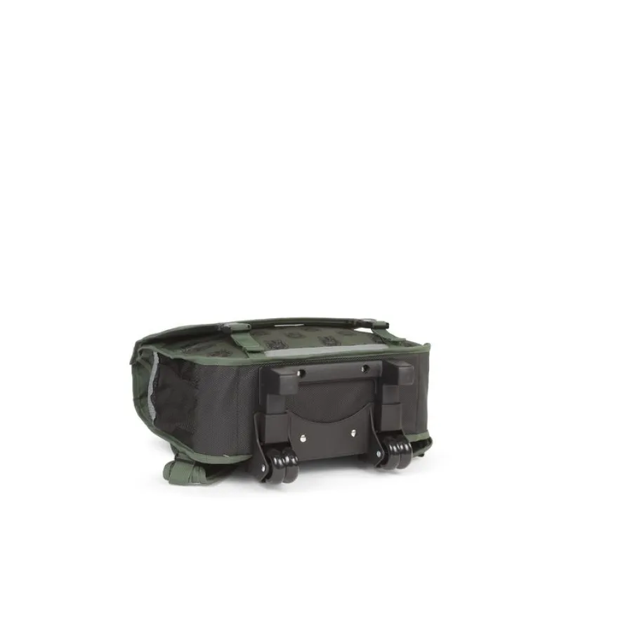Cartable réversible à roulettes Tiger - 38 cm - 2 compartiments - vert - Pol Fox