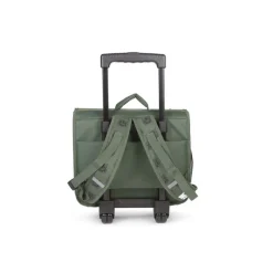 Cartable réversible à roulettes Tiger - 38 cm - 2 compartiments - vert - Pol Fox