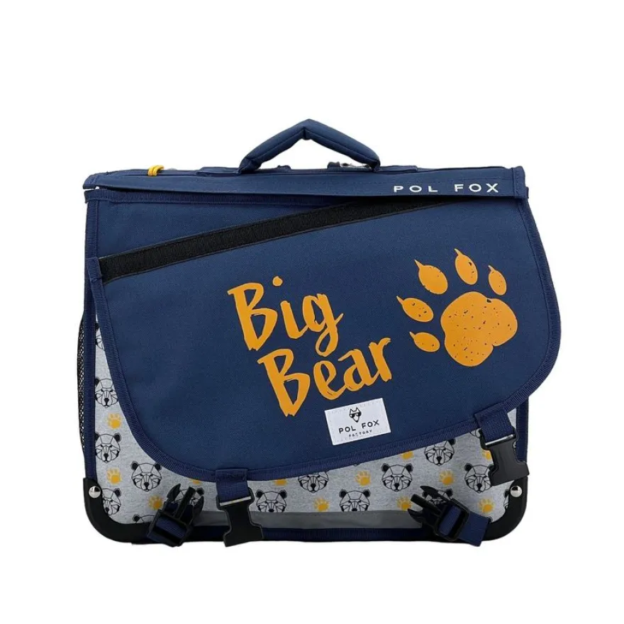 Cartable réversible Bear 35 cm - 1 compartiment - ourson - Pol Fox