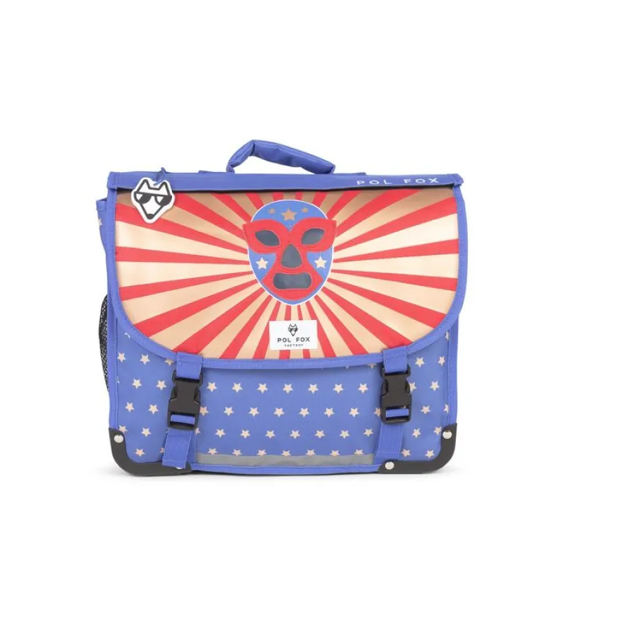 Cartable réversible Catch - 41 cm - 2 compartiments - bleu - Pol Fox
