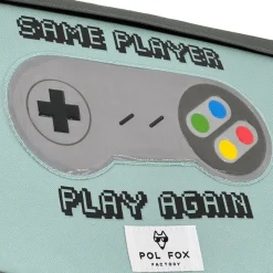 Cartable réversible Gamer 38 cm - 2 compartiments - Pol Fox