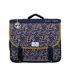 Cartable réversible Happy Blue 41 cm - 2 compartiments - liberty - Pol Fox
