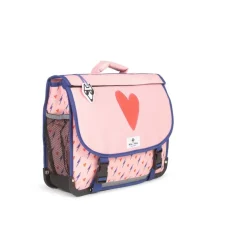 Cartable réversible Heart - 38 cm - 2 compartiments - rose - Pol Fox