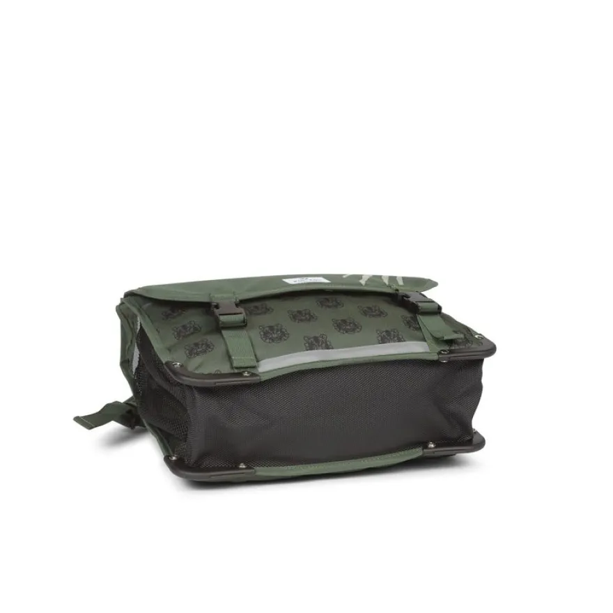 Cartable réversible Tiger - 38 cm - 2 compartiments - vert - Pol Fox