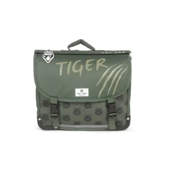 Cartable réversible Tiger - 38 cm - 2 compartiments - vert - Pol Fox