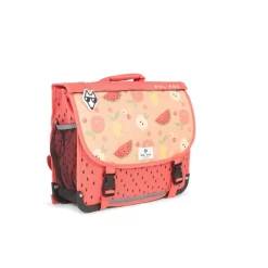 Cartable réversible Tutti Frutti - 38 cm - 2 compartiments - rouge - Pol Fox