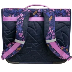 Cartable scolaire Léo - 38 cm - 2 compartiments - jungle - Biopic