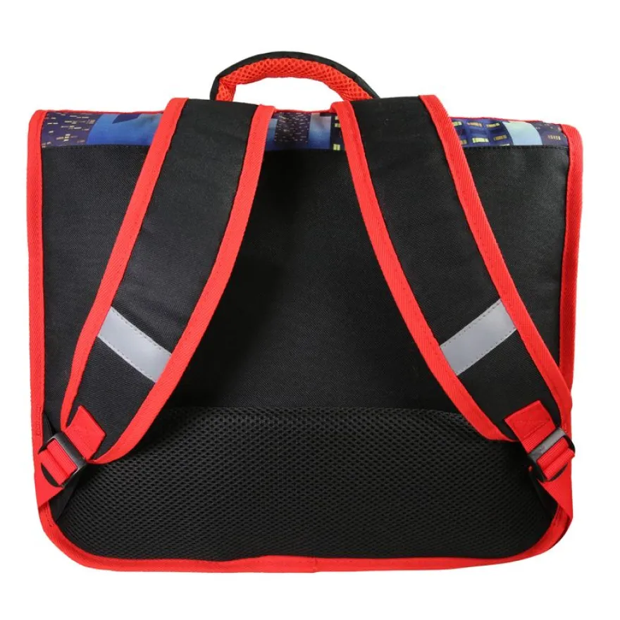 Cartable Spiderman - 38cm - 2 compartiments - noir - Bagtrotter