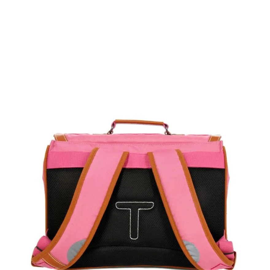 Cartable Tann's 38 cm - 2 compartiments - Portofino rose