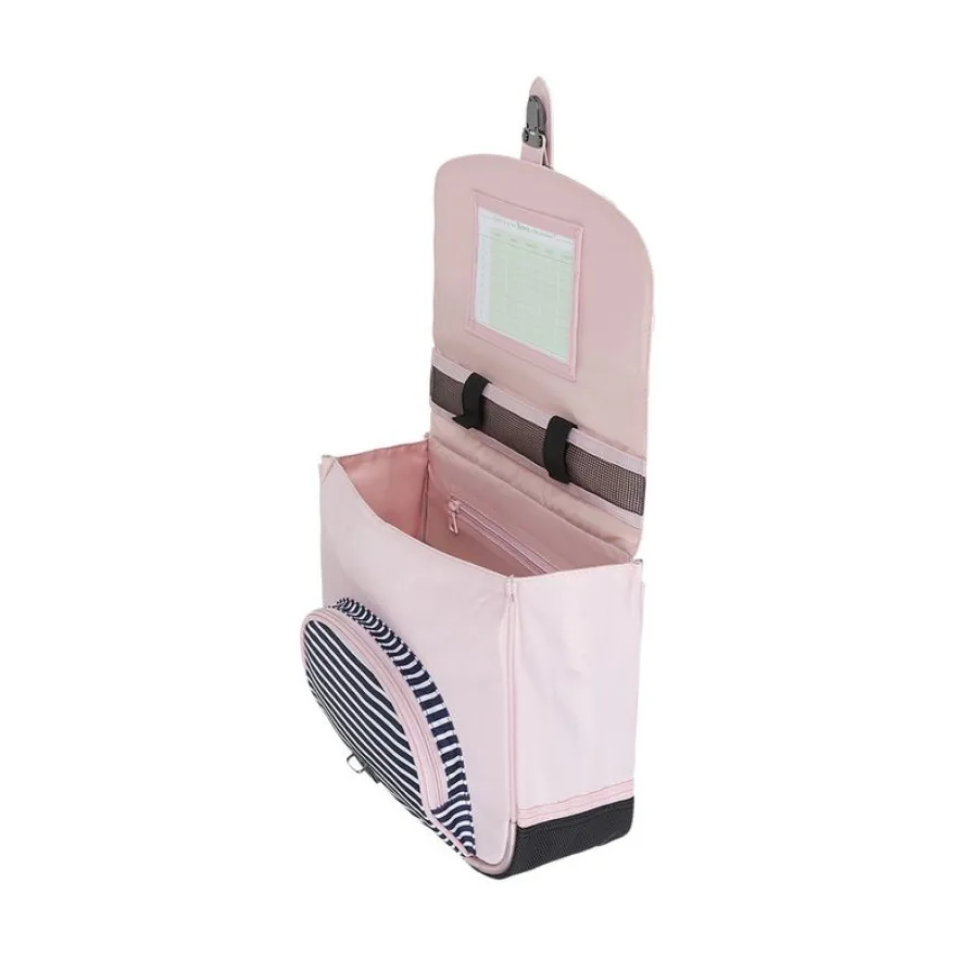 Cartable Tann's Suzie 38 cm - 1 compartiment - bleu / rose