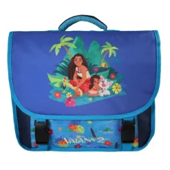 Cartable Vaiana - 38cm - 2 compartiments - bleu - Bagtrotter